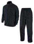 Good Quality Men's Polyester Raincoat/Windcheater (Black, XX-Large)