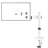 Supporto regolabile per schermo singolo - Dotato di inclinazione ± 80, rotazione ± 90 e rotazione di 360, altezza regolabile di 400 mm per un angolo di visione ottimale.