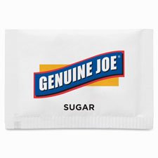 Genuine Joe Sugar Packets, 1200/PK, White (Units per case: 2)