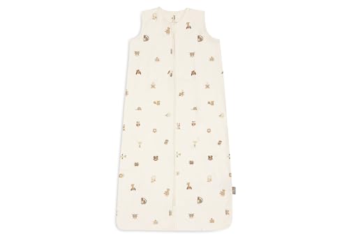 Gigoteuse d’été 90 cm Jollein Animal Friends en coton léger avec fermeture éclair