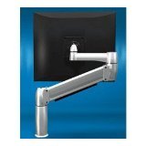 SpaceArm Monitor Arm - Clamp Mount, Platinum