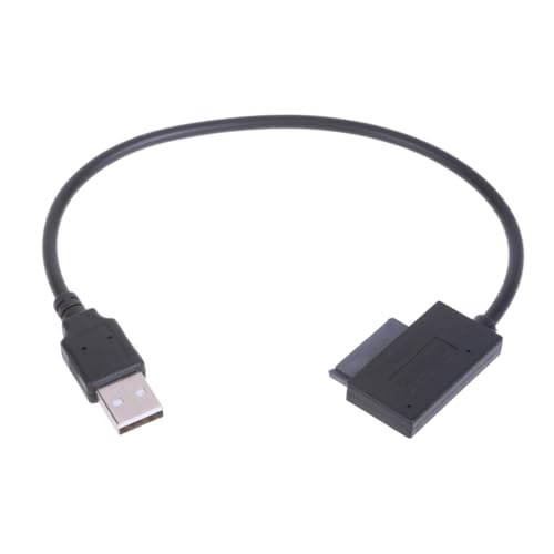 Cable adaptador USB 2.0 a SATA 13 pines slimline para laptops