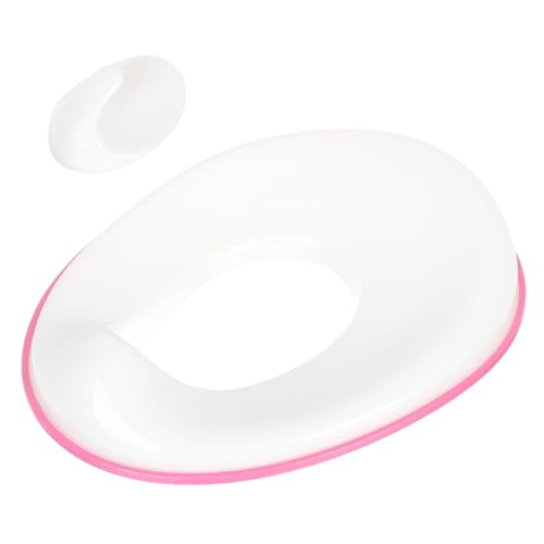 KAILIKETIY 幼児と幼児用便座リング 携帯トイレ トレーニング便座 トイレトレーニングシート 親子の便座 トレーニング クローザツール シート シリカゲル Rosy