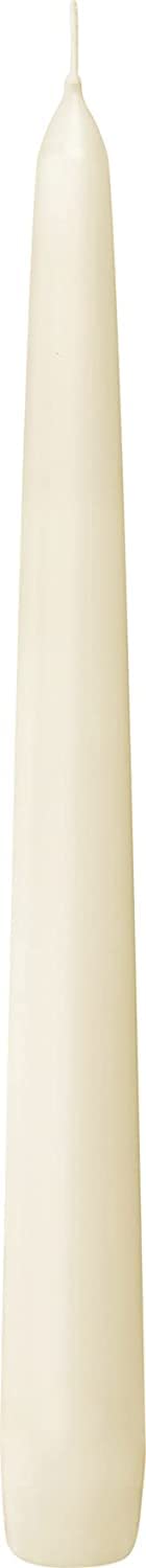 Bolsius Spitzkerze 103400335505, elfenbeinfarben, 25,4 cm, Creme, 100 Stück