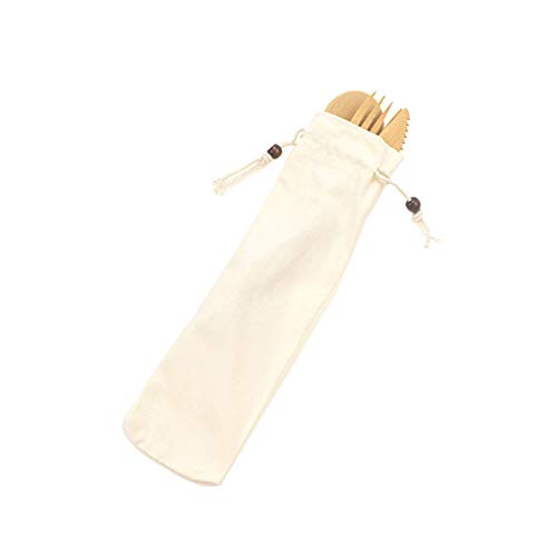 Cutlery Set Accessories Eco Friendly Spoon Fork Portable Utensils Travel Outdoor Non Stick Kitchen Home Reusable Bamboo Camping(Set 6) #TOP3