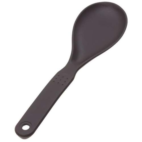 Crestware Nylon Rice Spoon, 10", Black