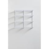 Rubbermaid 36' Pantry Organization Shelf System Direct Wall Mount 4 Shelves and Mounting Hardware Kit Included White Wire Shelving System for Home/Pantry/Closet