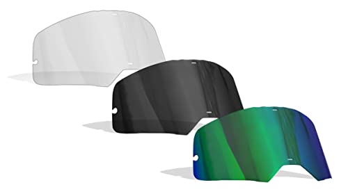 RISK Racing Unisex-Adult Goggle Lens (Mirrored Tint, One Size)