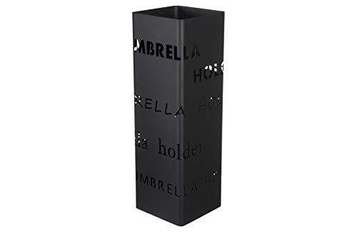 HERSIG - Paraguero Original | Paragueros de Diseño de Estilo Moderno para Paraguas Largos de Color Negro - Umbrella Holder