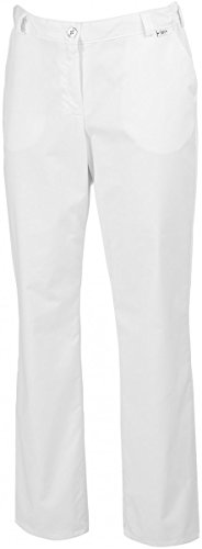 BP 1644-686-21-42s Hosen für Frauen, mit elastischen Seiten, 230,00 g/m² Stoffmischung mit Stretch, weiß, 42s