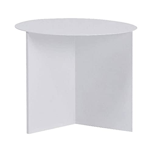 Coffee Table Mesa de centro pequeña redonda, mesa auxiliar moderna y sencilla, mesa auxiliar minimalista nórdica, mesa central de Metal para sala de estar, dormitorio, balcón y oficina Mesa de Café