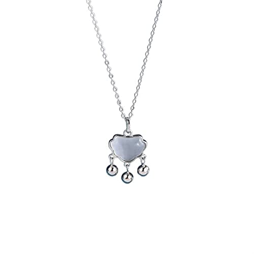 Collier opale rose en argent idée cadeau romantique pour femme et petite amie