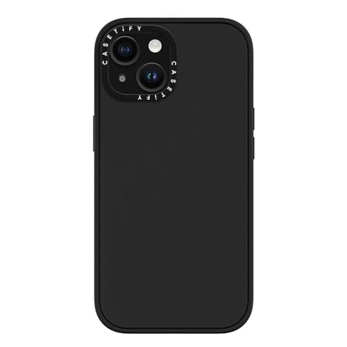 Image of CASETiFY for iPhone 15 Case - Impact Compatible with MagSafe Matte Black