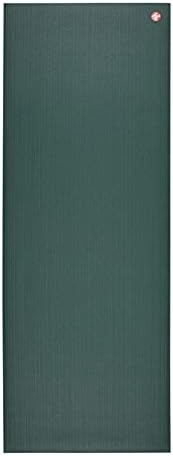 Manduka PRO Yoga Mat – Premium 6mm Thick Mat, Eco Friendly, Oeko-Tex Certified, Free of ALL Chemicals, High Performance Grip, Ultra Dense Cushioning for Support & Stability in Yoga, Pilates, Gym and Any General Fitness - 85 inches, Black Sage