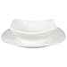 Gibson Home Zen Buffet Matte Porcelain Chip and Scratch Resistant Plates and Bowls Dinnerware Set - White, Service for 4 (8pcs)