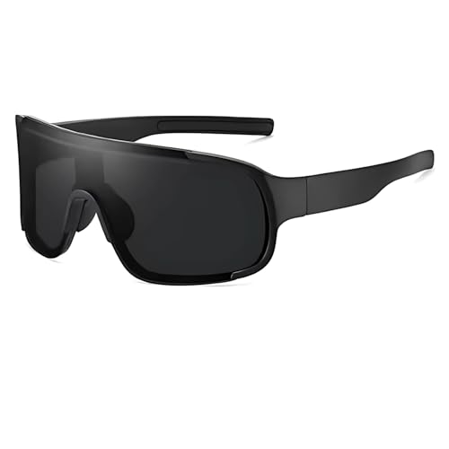 HUVORA Windproof Wraparound Shield Sports Sunglasses for Men Women Stylish | UV Protected Durable...