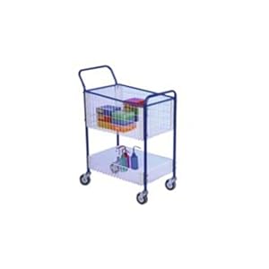 neoLab Stahl Drahtkorbwagen mit 2 Körben