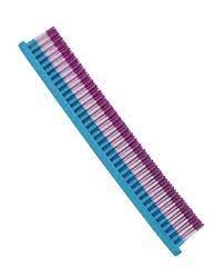 Tiny Deal 3 Rows of Alternating Teeth Hair Teasing Comb Fine Thin Professional Hair Care Hairbrush Pocket Combs - Multicolor-image-48