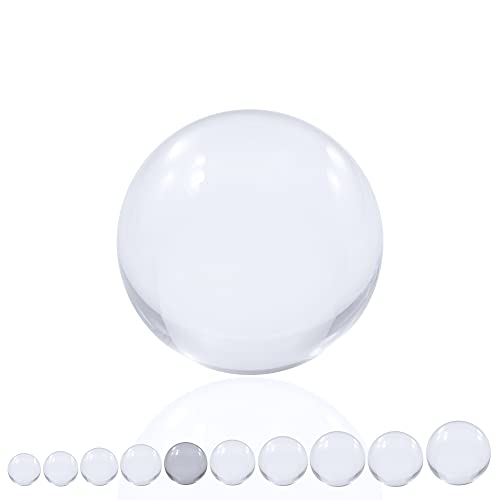Bola de malabares de contacto de acrílico transparente Juggle Dream 80 mm manipulación