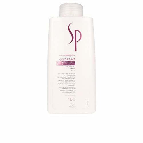Wella SP System Professional Color Save Shampoo 1000 ml 1er Pack (1x 1 L)