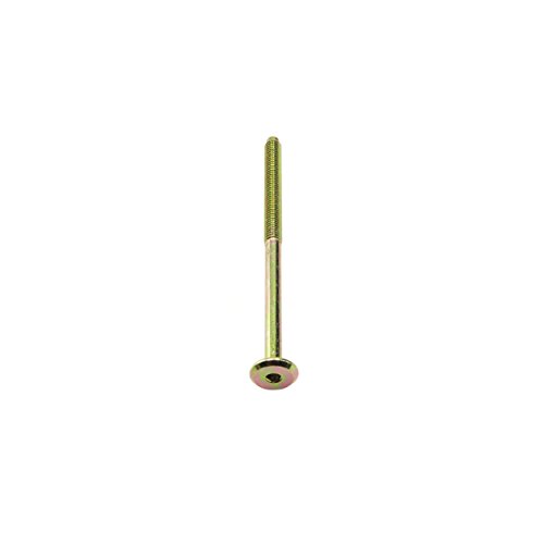 The Bed Slats Company M6 6mm 120mm Long Furniture Connecting Bolts – Hex Allen Key Flathead for Beds, Cots and Furniture Assembly