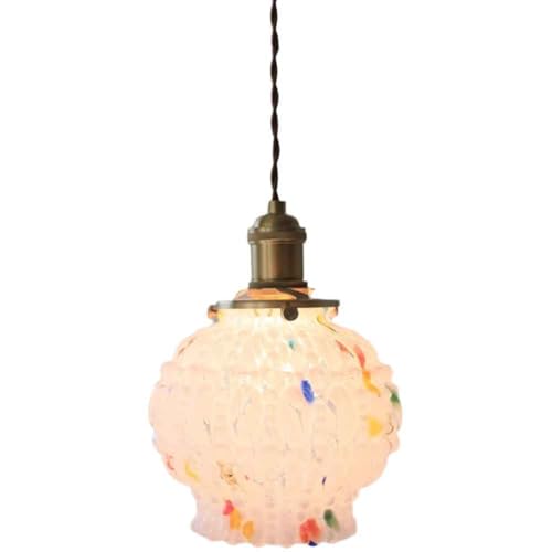 Lumière suspendue vintage en verre pour éclairer un comptoir ou un restaurant