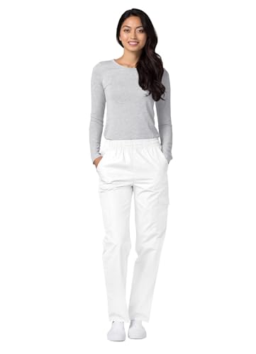Image of Adar Womens Comfort Long Sleeve T-Shirt Underscrub Tee - 2900 - Marl Gray - M