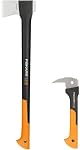 Fiskars – Fiskars Axt-Set, Spaltaxt mit Klingen- und Transportschutz, 