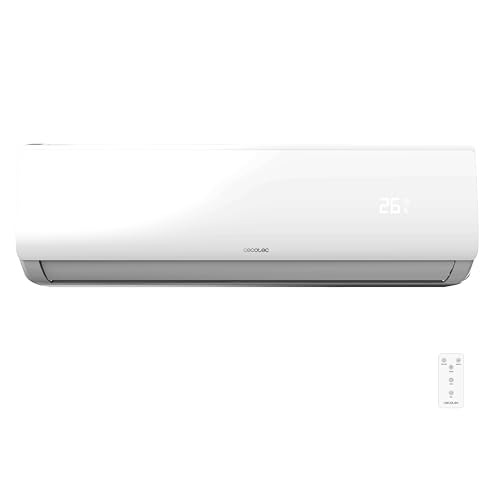 Cecotec Aire Acondicionado Split AirClima 18000 Smartfresh. 18000 BTU, Motor DC, Bomba de calor, Mando a distancia, Pantalla LED, Sistema Inverter, 5 Modos, 8 Velocidades, Cobertura 35 m2