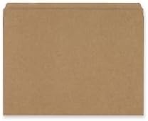Smead 10710 Kraft File Folders Straight Cut Reinforced Top Tab Letter Kraft 100/Box