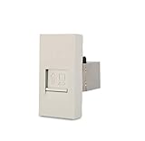 Einbausteckdose 1-6 Fach für Livolo Einsätze Fußboden Bodentanks versenkbar optional mit Livolo Einsätzen zum selber bestücken (Innenleben Patch RJ45 VL-Netzwerk-11 (1/2))