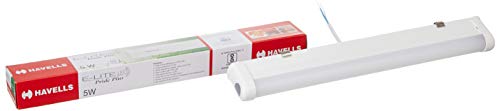 Image of Havells LED L.Fixt Elite Pride Plus Batten LHEXBLP7IN1W005-6500k, 5w - Pack of 4 (Cool White)