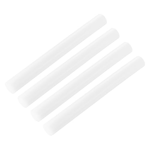 Image of MECCANIXITY ABS Plastic Rod Round Solid Bar 20 mm x 200mm White for DIY Model Material, Architectural Model Making, DIY Sand Table, Pack of 4