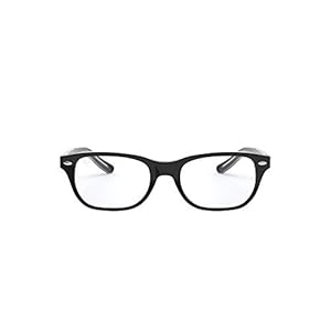 Ray-Ban 0RY 1555 3529 46 Lunettes de Soleil, Noir (Topo Black on Transparent), Mixte Enfant