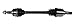 GSP NCV47027 CV Axle Shaft Assembly - Left Front (Driver Side)