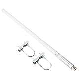 Installationserinnerung -- Wenn Sie die Antenne installieren, halten Sie sie bitte so vertikal wie möglich. Installieren Sie die Antenne an der höchsten Stelle im Freien, um ein besseres Signal zu erhalten. Schalten Sie vor dem Gebrauch das Gerät aus, schließen Sie die Antenne an und schalten Sie das Gerät wieder ein