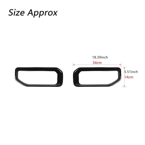Cubierta luz trasera y antiniebla para Jeep Wrangler JL Rubicon 2018-2025 5