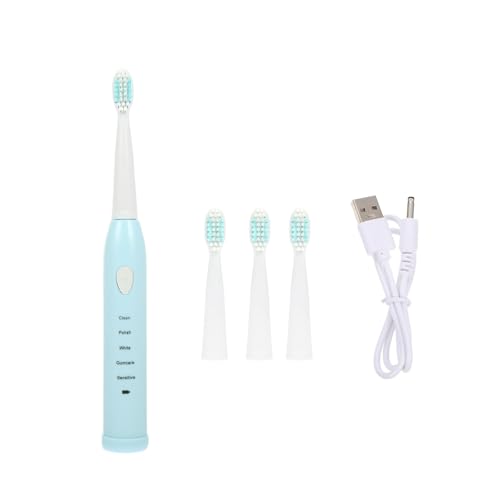 MALUGOGO Cepillo de dientes automático de cerdas suaves, cepillo de limpieza de dientes de carga USB, cepillo suave de material ABS, cepillo eléctrico para protección de los dientes
