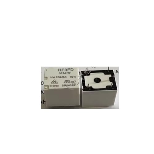 Relais HF3FD 012 HTF 12V commutation stable 10A pour cartes électroniques de puissance