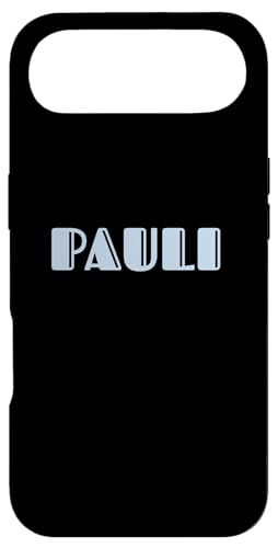 Elegant Pauli Vintage Art Deco Light Blue/Lavender Font �X�}�z�P�[�X iPhone Air �p