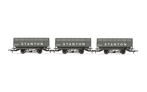 Wagon à trémie de coke Hornby R60254 coffret de 3 wagons de fret Stanton Ironworks HO