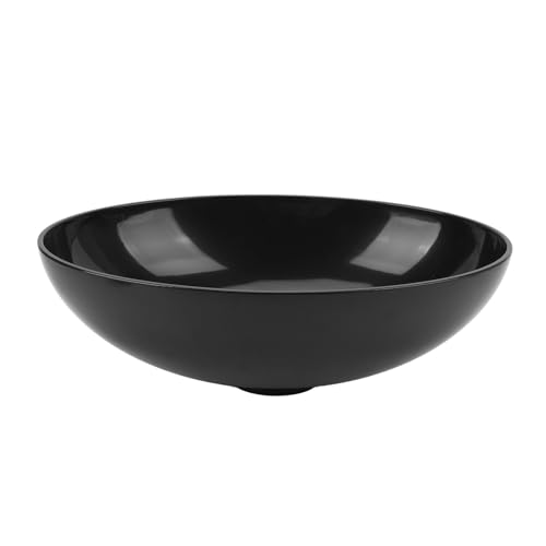 Aumotop Fregadero de Cocina Ovalado de Acrílico para RV con Gran Capacidad para Barco, Yate, Autocaravana, Fregadero Lavabo 15,72x11,37x5,59 Pulgadas, Instalación en Encimera RV