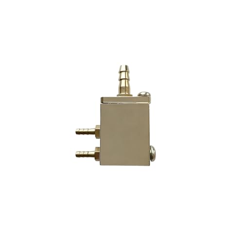 Image of Dental Chair Water Retractive Valve WRV /Pilot Pneumatic Valve - 3mm & 5mm Nipple Connector, 3 Hole Water Retraction Pressure Regulator for Dental Unit Control (Pack of 1)