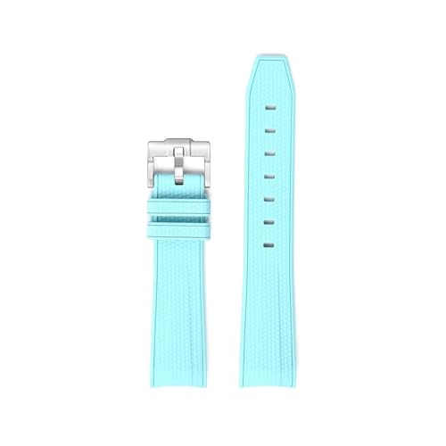 [LOKLNEYK] 20mm�A�[�N�[�qTPU�S�������x���g�ɓK������Omega X Swatch�A��Moon Swatch(Lake blue)