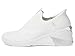 Skechers Women's A-Wedge-Crecent Hands Free Slip-ins Sneaker, White, 9