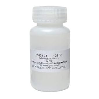 Oakton Reference fill solution, 4 M KCl, 125 mL bottle