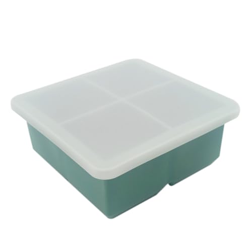 Molde para cubitos de hielo de silicona con tapa miniatura 1