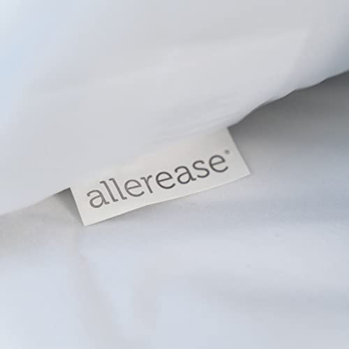 Aller-Ease Hot Water Washable Hypoallergenic Zippered Pillow Protectors, Allergist Recommended, Prevent Collection Of Dust Mites And Other Allergens, Standard/Queen Sized, 2 Count (Pack Of 2), White #TOP2