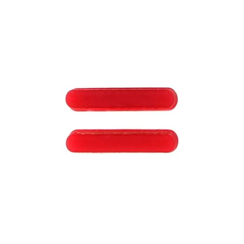 Image of Replacement Silicone Pad Button for Nintendo 3DS Game Console Upper Top LCD Screen Rubber Feet Cover (Red)
