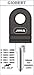 JMA Key blank, JMA FI6IP for Fiat (RH)